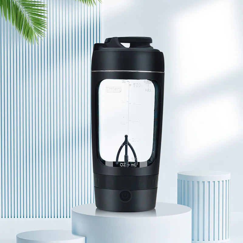 650ml USB Electric Portable Whey Protein Shaker bottle