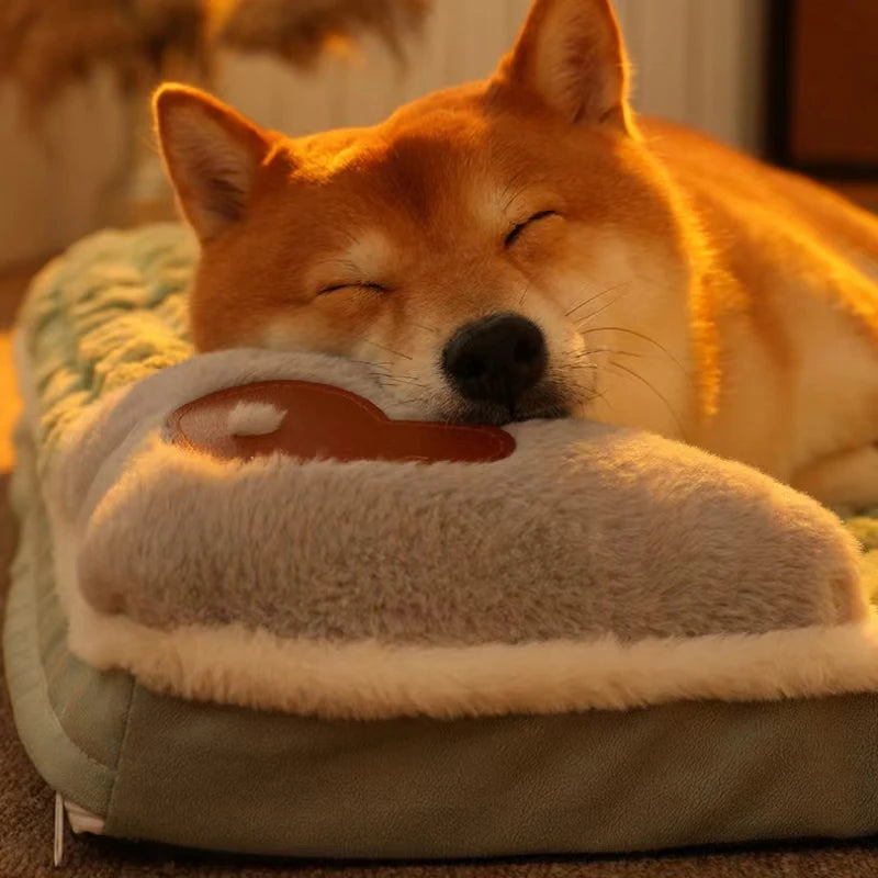 Orthopedic Memory Foam Dog Bed - Machine Washable for All-Size Dogs & Cats