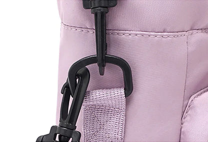 Portable Water Bottle Bag with Phone Pocket & Adjustable Strap – Insulated Thermal Outdoor Sports Bag
