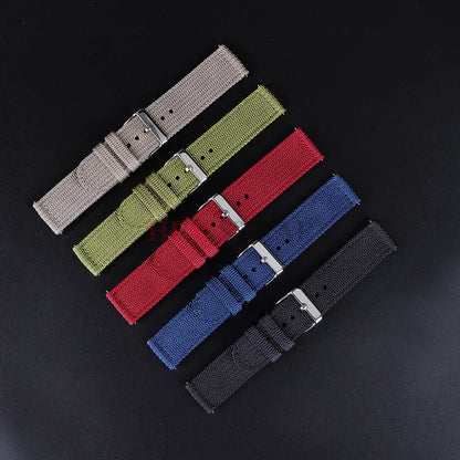 Nylon Canvas Watch Band Woven Soft Belt Universal Bracelet for Men Women Sport Military Universal  Wristband 18mm 20mm 22mm 24mm - BeeTrendyShop.COM