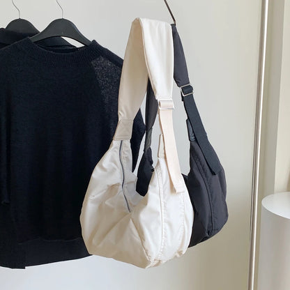 New Fashion Summer Large Capacity Casual Women Shoulder Bag Korean Style Hobos Bag Youth Crossbody Shoulder Bag - BeeTrendyShop.COM