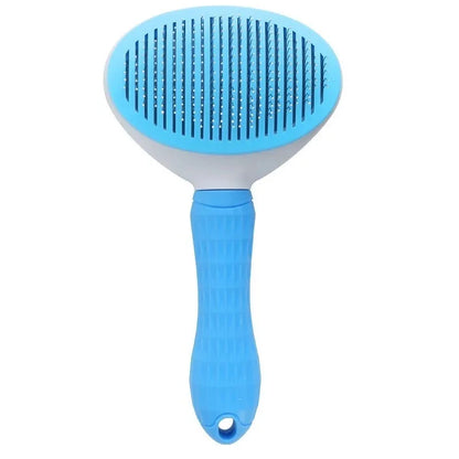 Self-Cleaning Pet Brush – Dog & Cat Grooming Comb
