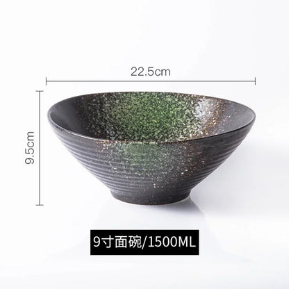 Japanese Ceramic Ramen & Noodle Soup Bowl – Authentic Tableware for Home & Restaurant