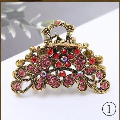 Large Frosted Square Hair Claw Clip – Solid Color Barrette for Women & Girls