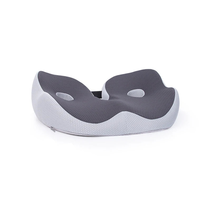 Memory Foam Seat Cushion 48x39cm – Ergonomic Back & Tailbone Pain Relief for Office, Car & Travel
