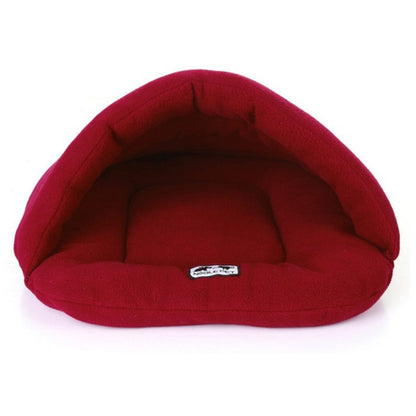 Slipper-Shaped Pet Cave Bed - Thick Fleece Winter Cat & Dog Nest - BeeTrendyShop.COM