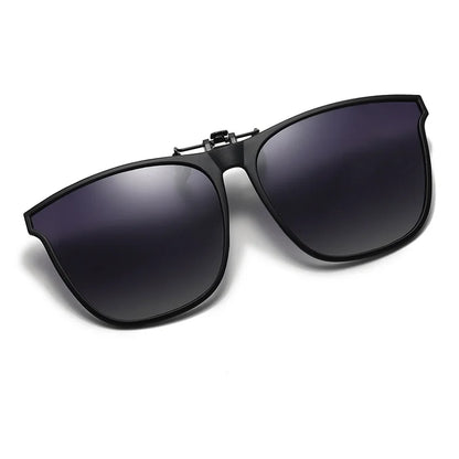 Polarized Clip-On Sunglasses – Night Vision Anti-Glare Driver Goggles for Men