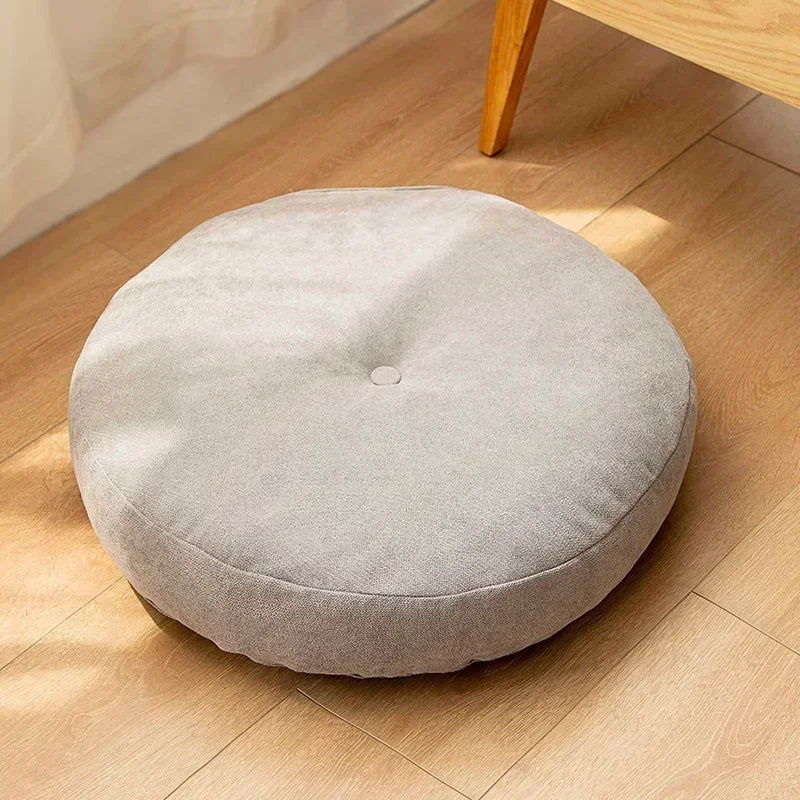 Japanese Style Memory Foam Yoga Seat Cushion 42x42 & 47x47cm – Meditation & Sofa Pillow, All Seasons