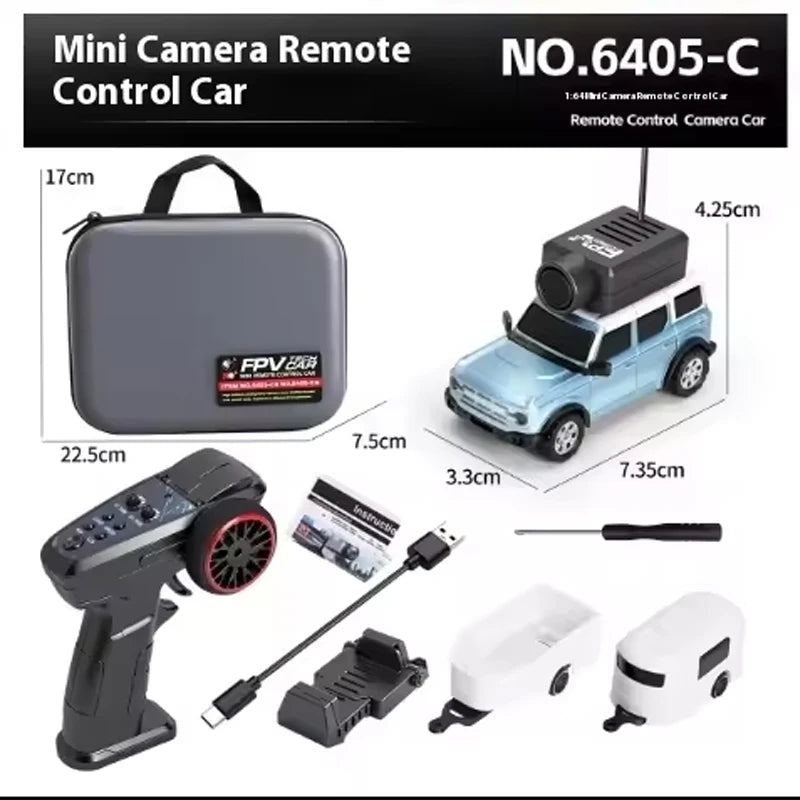 WLtoys 6401 Mini RC Car 1:64 with 720P FPV Camera | WiFi App Control | 2.4G Remote