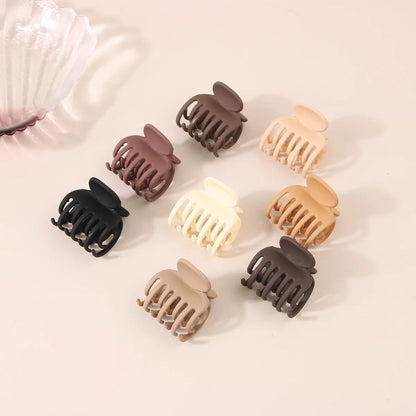 8Pcs Medium Hair Claw Clips – Matte Jaw Clips for Thin Hair (Women & Girls)