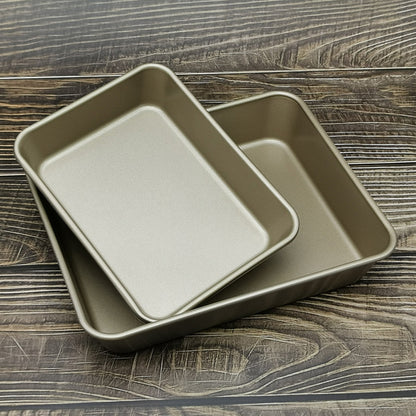 Non-Stick Rectangular Cake & Bread Baking Pan – Quick Release Even Heating Bakeware