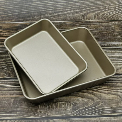 Non-Stick Rectangular Cake & Bread Baking Pan – Quick Release Even Heating Bakeware