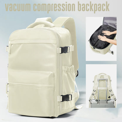Vacuum Compression Backpack Travel Bag for Men – Space-Saving & Lightweight