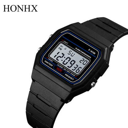 Sports Watch Men women Analog Digital Military Armys Sport LED Water Resistant Wrist Watch Band adjustable JP quartz movement - BeeTrendyShop.COM
