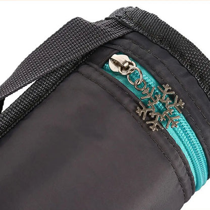 1.5L Insulated Water Bottle Cooler Bag – Thermal Oxford Cloth Tote for Camping & Travel