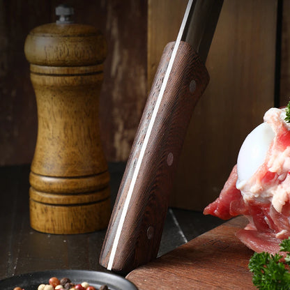 Forged Kitchen Boning & Fillet Knife – Chef Slicing Knife for Fishing & Grilling