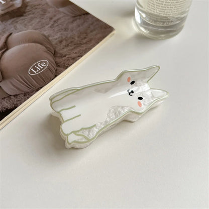 Cartoon Cat Hair Claw Clip – Cute Kids Hairpin for Girls (Party & School Gift)
