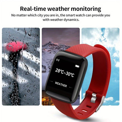 Smartwatch – Message Alerts, Fitness Monitor, Smart Bracelet, Birthday Gift for Men & Women