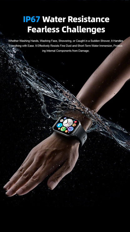 Ultra Thin Smartwatch 1.96" AMOLED – Always-On Display, Call Reminder, Compatible with Huawei & Android