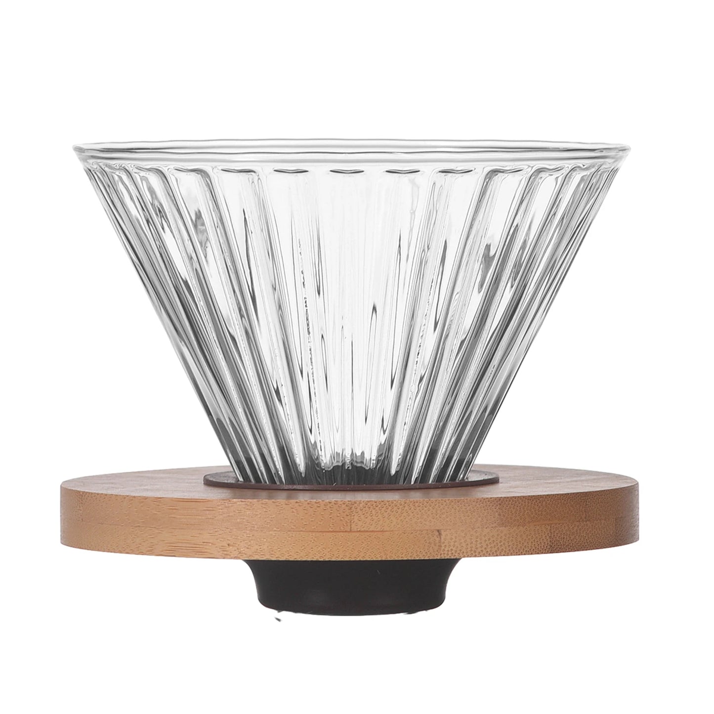Glass Coffee Server 600ml Reusable Iced Tea Drink Pour Over Brewing Drip Household Camp Pot Drinkware Accessories