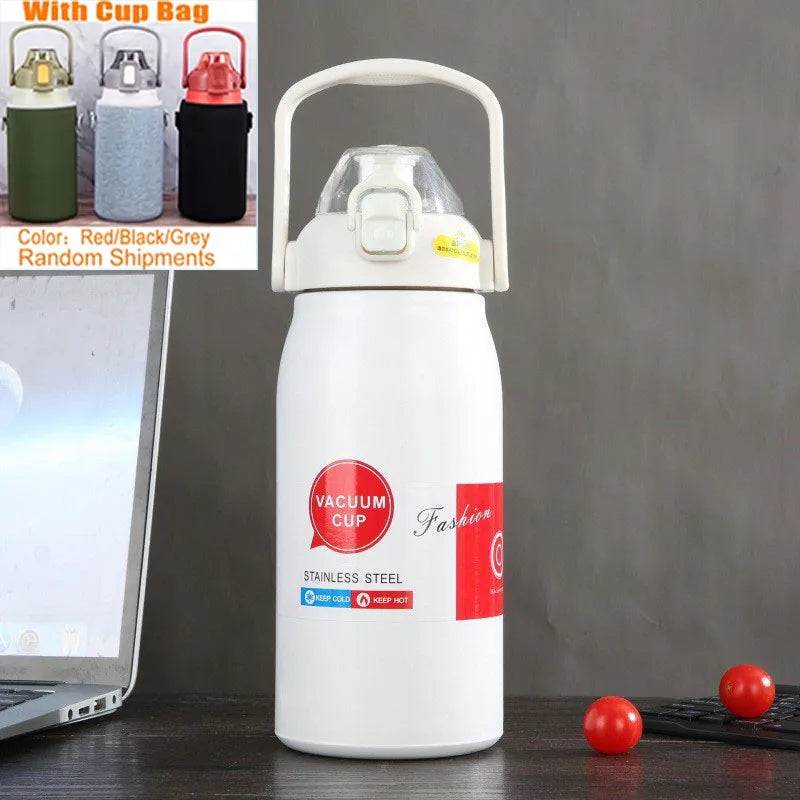1500ML Stainless Steel Thermo Bottle – Large Capacity Portable Thermal Tumbler