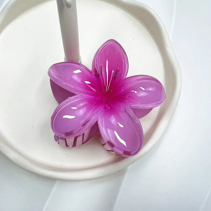 Large Flower Hair Claw Clip – Matte Sweet Barrette for Women & Girls
