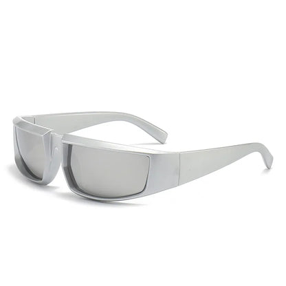 Futuristic Punk Sunglasses – UV400 Concave Shape Cool Style for Men & Women