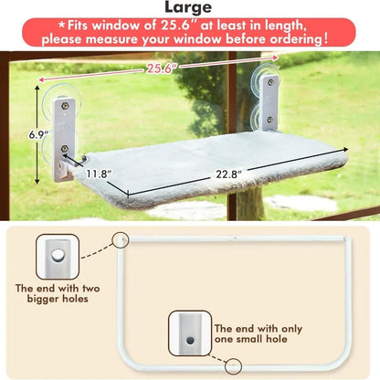 9-Style Window Cat Hammock - Cozy Hanging Bed with Strong Suction Cups - BeeTrendyShop.COM