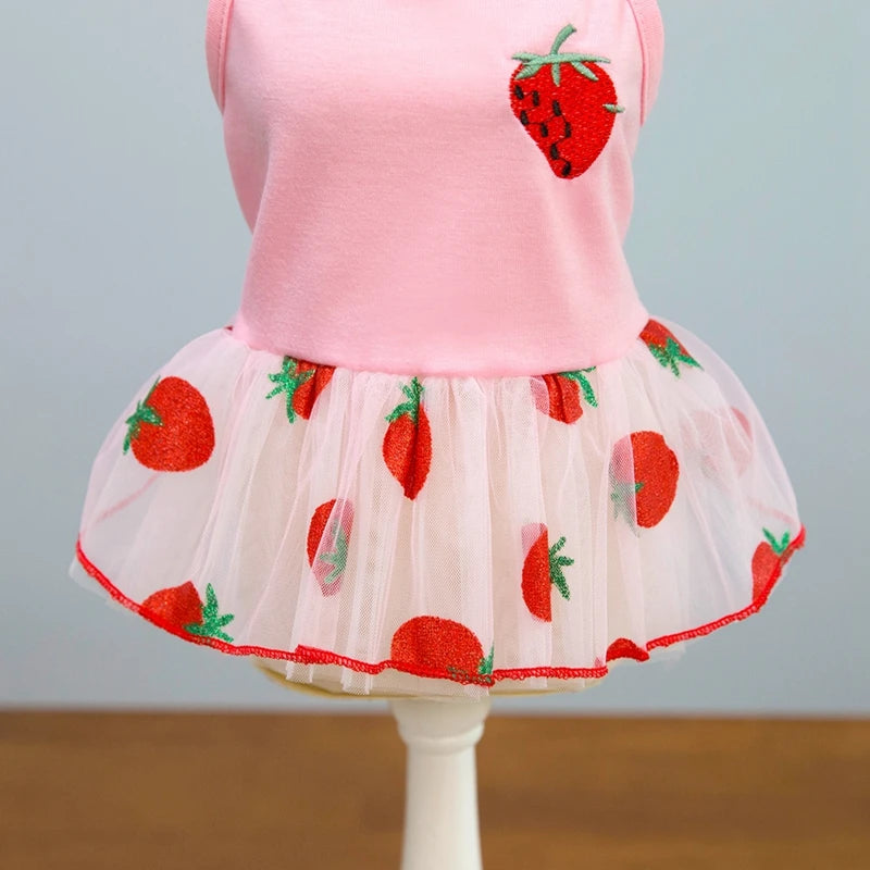 Pet Princess Tulle Dress - Spring/Summer Apparel for Small Dogs & Cats - BeeTrendyShop.COM
