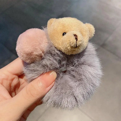 Korean Bear Scrunchies - BeeTrendyShop.COM