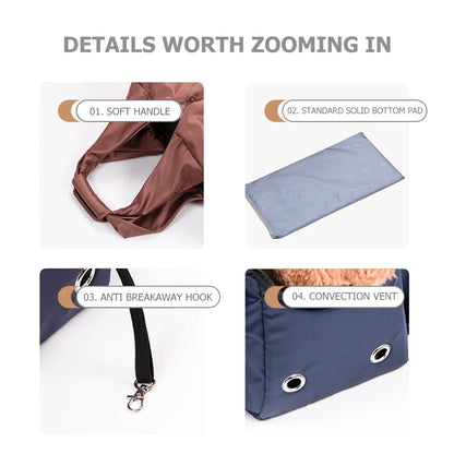 Breathable Pet Carrier Bag – Cat & Dog Travel Shoulder Bag
