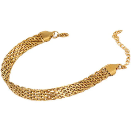 925 Sterling Silver Milan Chain Bracelet – Classic Charm Bracelet for Women & Couples