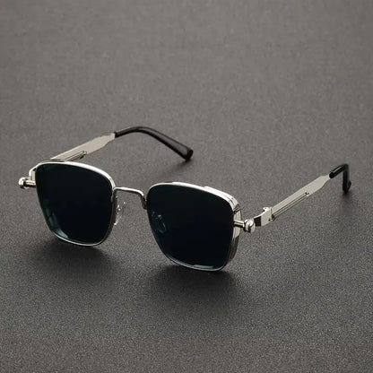 Shatar Polarized Metal Sunglasses – High-End UV400 Punk Fashion for Men