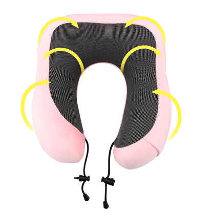 Soft Travel Pillow U Shaped Travel Healthcare Memory Foam Neck Cervical Airplane Pillow Neck Cushion - BeeTrendyShop.COM