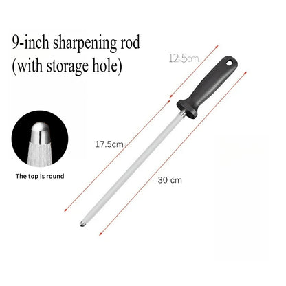 Knife Sharpener Grinder – Non-Slip Handle Kitchen Sharpening Tool for Chef Knives