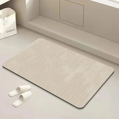Diatomite Bath Mat – Non-Slip Super Absorbent Quick-Dry Shower & Kitchen Rug | 40x60cm