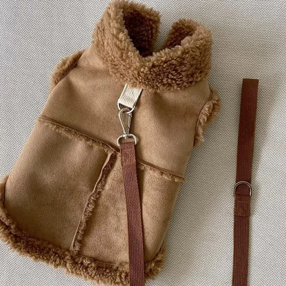 Dog Vest Jacket – Luxury Soft Cotton Winter Coat for Small & Medium Dogs | Autumn Winter | XS–XL