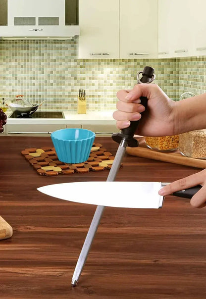Knife Sharpener Grinder – Non-Slip Handle Kitchen Sharpening Tool for Chef Knives