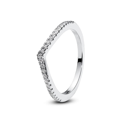 925 Sterling Silver Love Heart Crown Ring – Rose Gold Engagement Jewelry