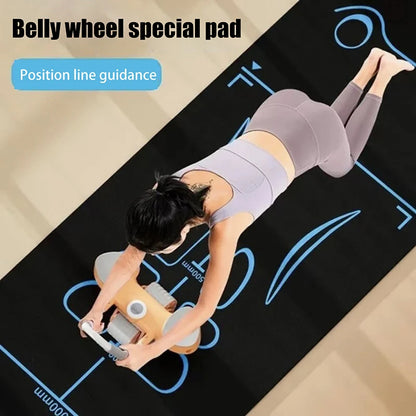 Non-Slip Yoga Mat – Shock Absorbing Exercise Mat for Home Pilates, Yoga & Floor Workouts
