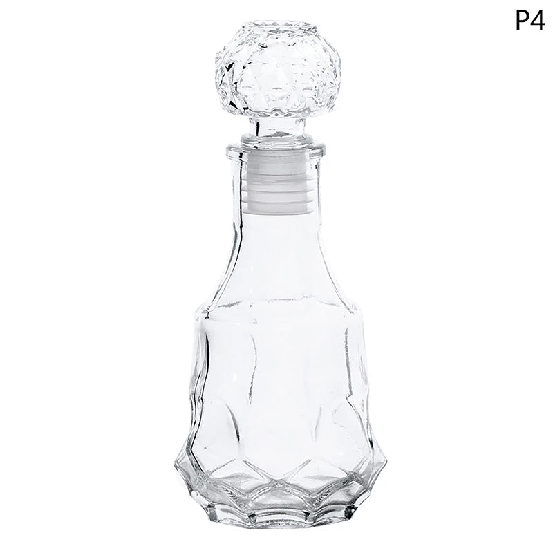 Transparent Whiskey Glass Decanter – 100ml & 150ml Party Barware Bottle
