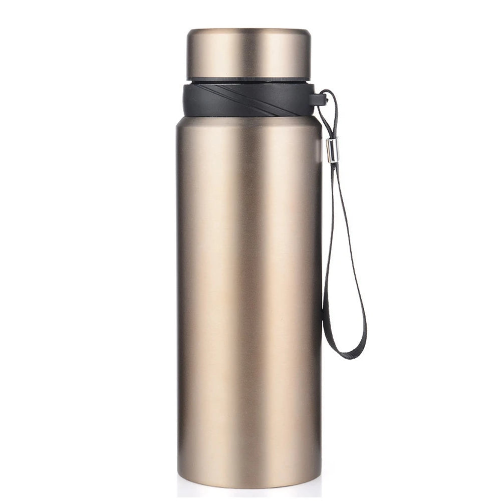1L Stainless Steel Thermal Water Bottle – Vacuum Flask for Tea, Coffee & Water