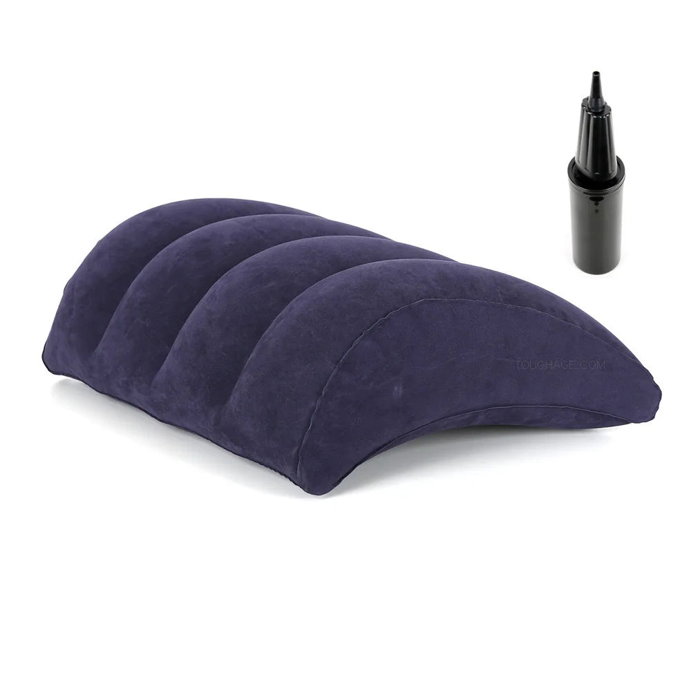 Inflatable Backrest Cushion 45x36cm – Portable Neck & Lumbar Support for Bed, Sofa, Car & Travel