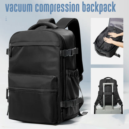 Vacuum Compression Backpack Travel Bag for Men – Space-Saving & Lightweight