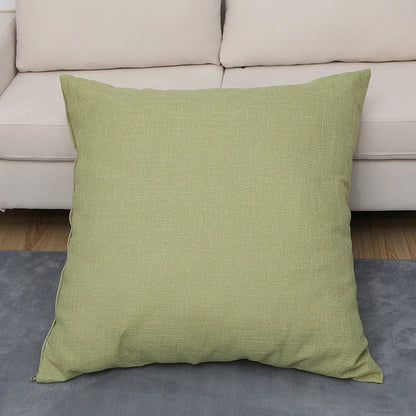 Large Soft Sofa & Bed Backrest Cushion Cover 80CM – Solid Color Washable Huge Pillow Case Protector