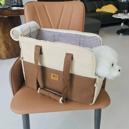 Pet Carrier Shoulder Bag for Cats & Small Dogs – Breathable Travel Bag