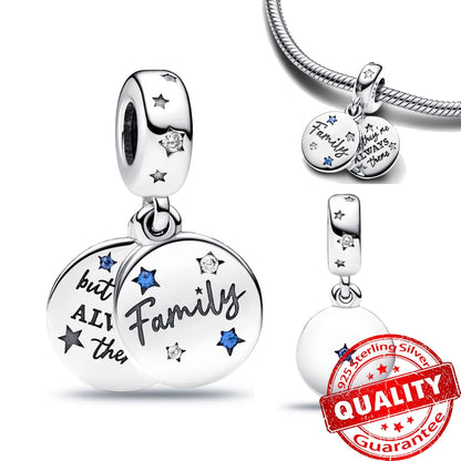 925 Sterling Silver Colorful Sun Moon Stars Dangle Charm – DIY Jewelry