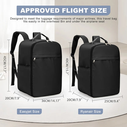 Ryanair Backpack 40x20x25 – Cabin Bag Approved Carry-On Travel Backpack