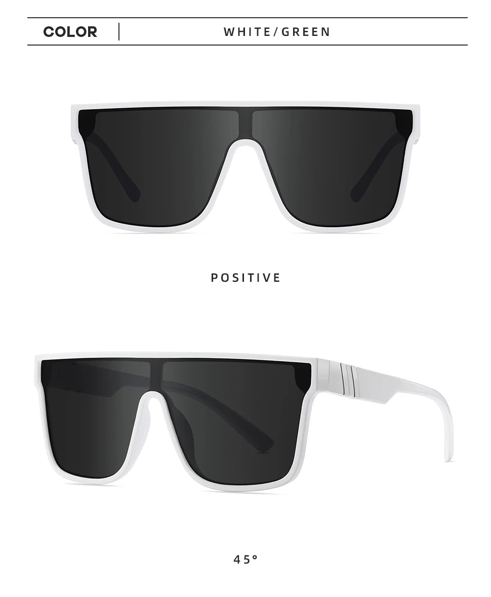 Fishing Sunglasses – UV400 Square Outdoor Sport Driving Shades for Men & Women
