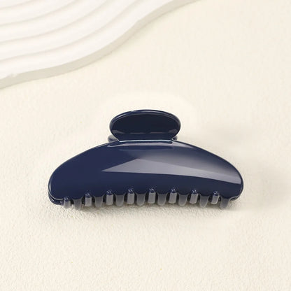 11CM Large Hair Claw Clip – Simple Plastic Crab Clamp for Women & Girls